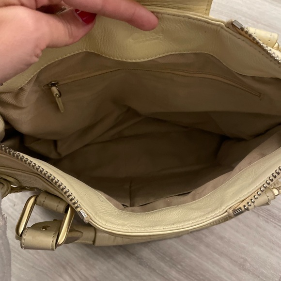 Cream Chloe handbag with gold color hardware AS IS - Picture 2 of 12